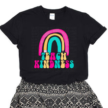 Load image into Gallery viewer, Rainbow Retro Teacher Black Tee (Multiple Options Available)
