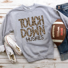 Load image into Gallery viewer, Touch Down Leopard Mascots Grey Sweatshirt
