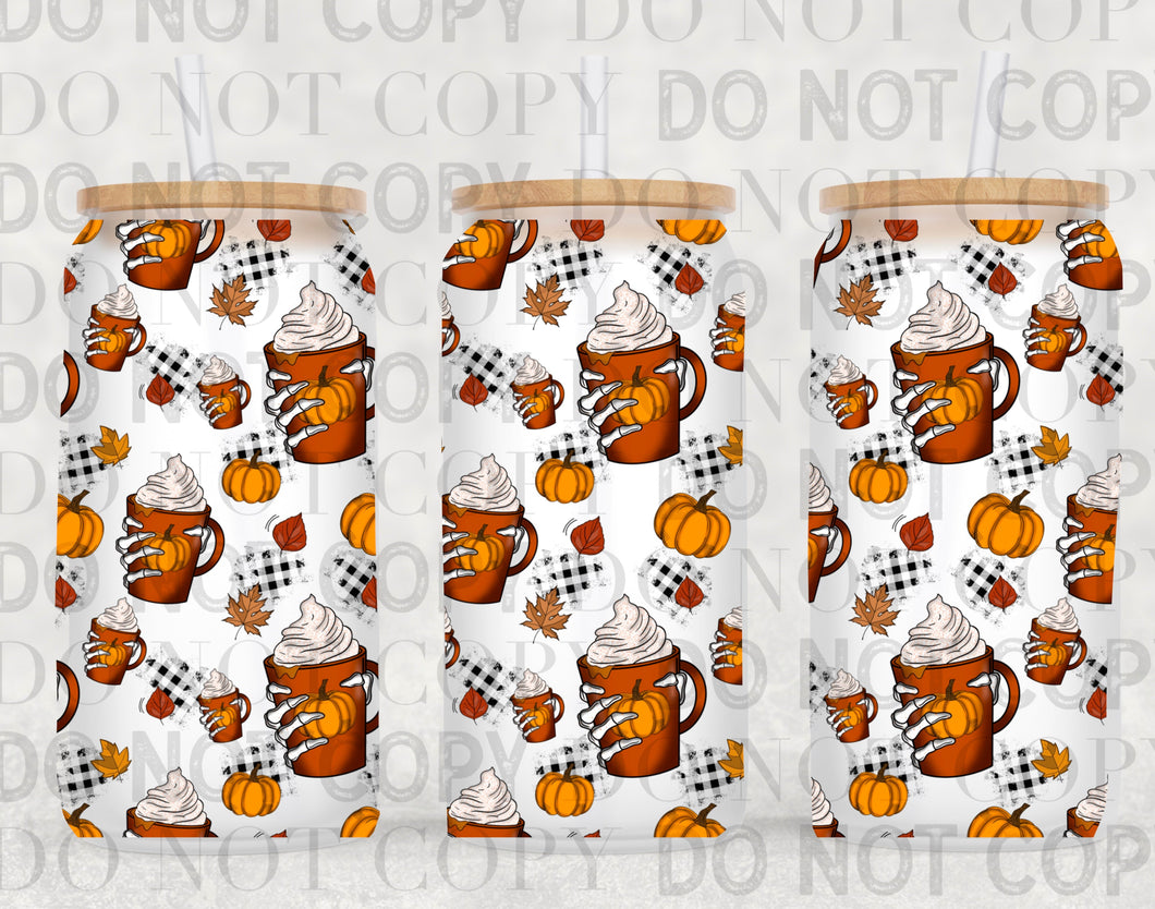 Pumpkin Spice 2 Glass Can