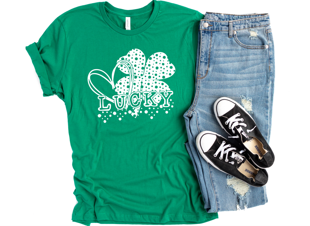 Lucky green tee