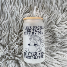 Load image into Gallery viewer, In a bag and under water Glass Can

