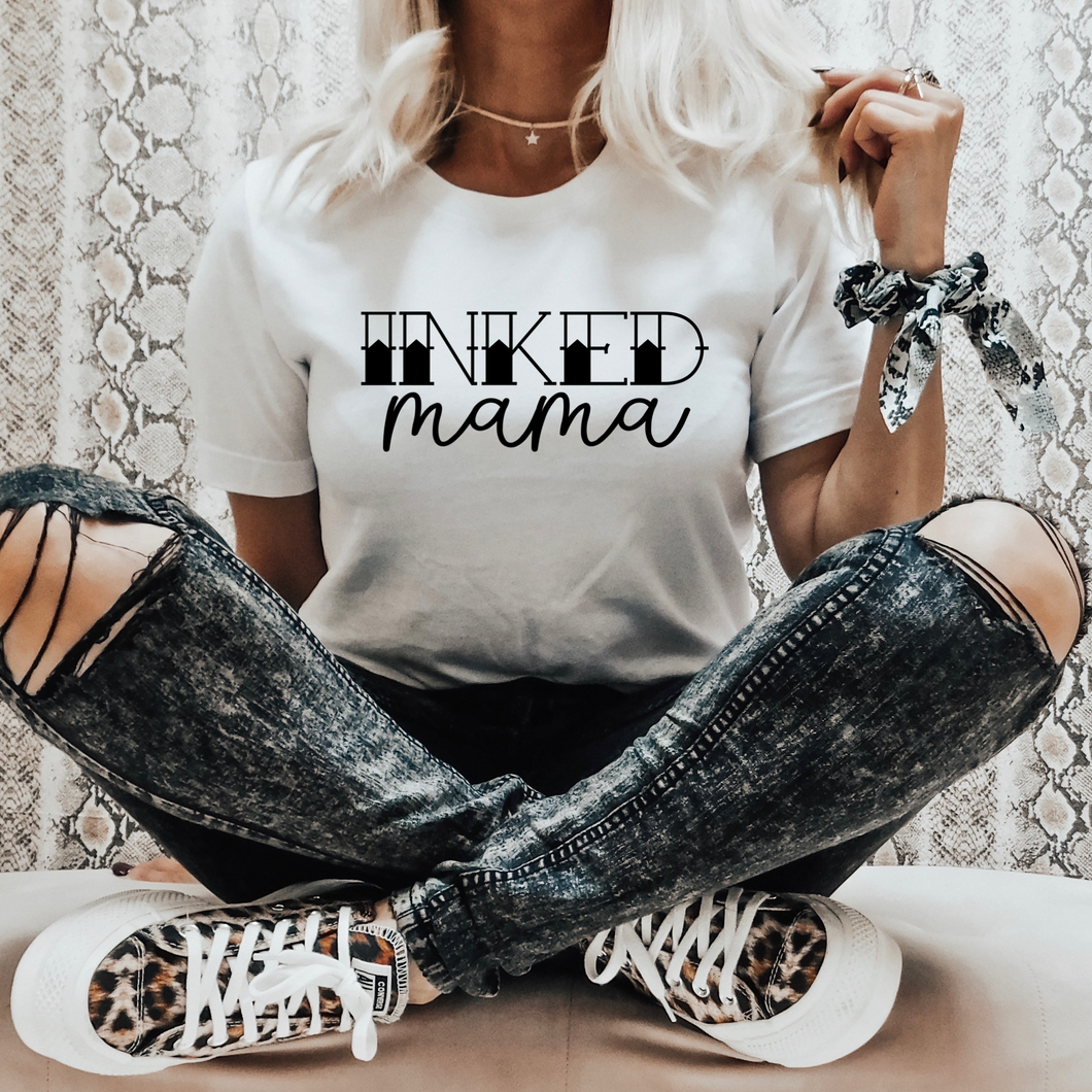 Inked mama white Tee