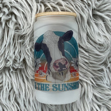 Load image into Gallery viewer, Be The Sunshine Glass Can
