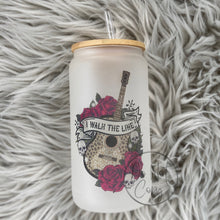 Load image into Gallery viewer, I walk the line Glass Can
