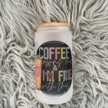 Load image into Gallery viewer, Coffee Owns Me Glass Can
